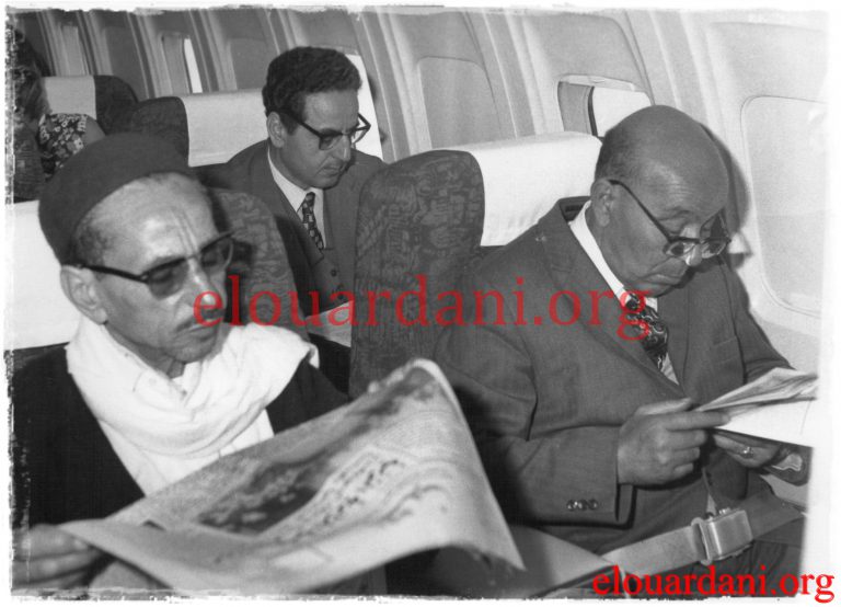 El Ouardani with Abdallah Farhat and Ferjani Bel Haj Ammar in their visit to Algeria