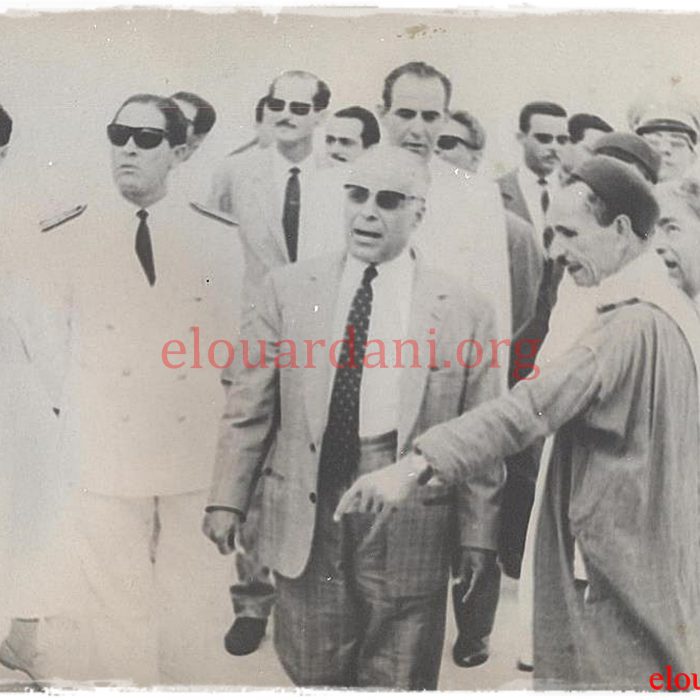 El ourdani with Bourguiba, Amour Chachia, Mohamed Farhat and Allala Laouiti