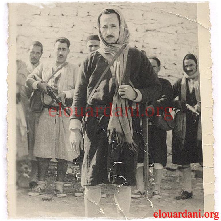 El Ouardani in front of his Men