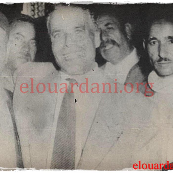 El Ouardani with Bourguiba and Sadek Hamida